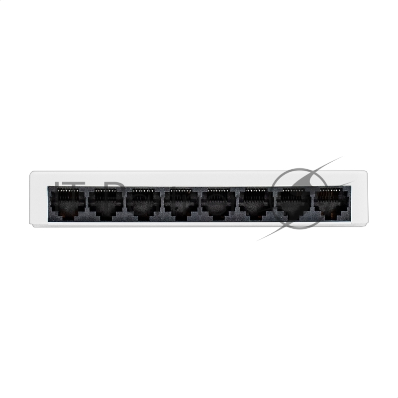 Коммутатор неуправляемый ExeGate EDES-1008C (8-портовый UTP 10/100Mbps, с функцией энергосбережения (Green Ethernet Technology), настольный/настенный)