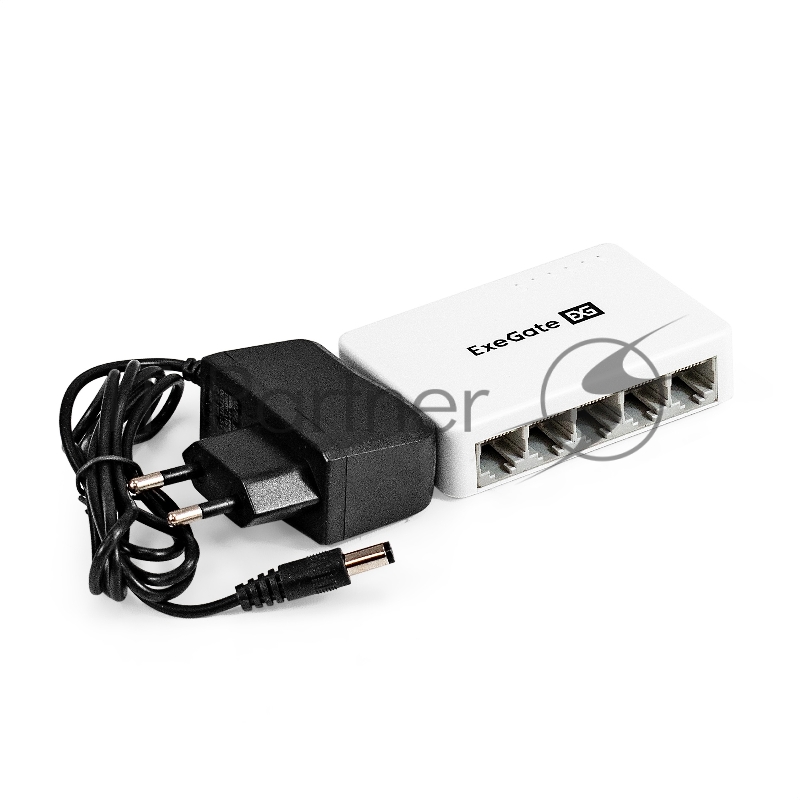 Коммутатор неуправляемый ExeGate EDGS-1005С (5-портовый гигабитный UTP 10/100/1000 Base-T, с функцией энергосбережения (EEE), настольный)