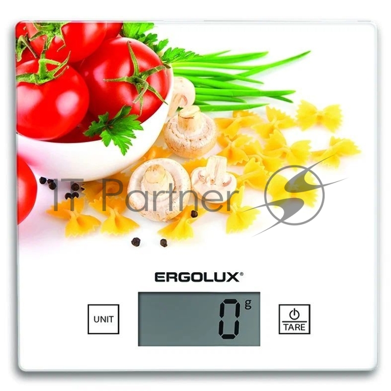 Весы кухонные ERGOLUX ELX-SK01-С36 паста,томаты и грибы