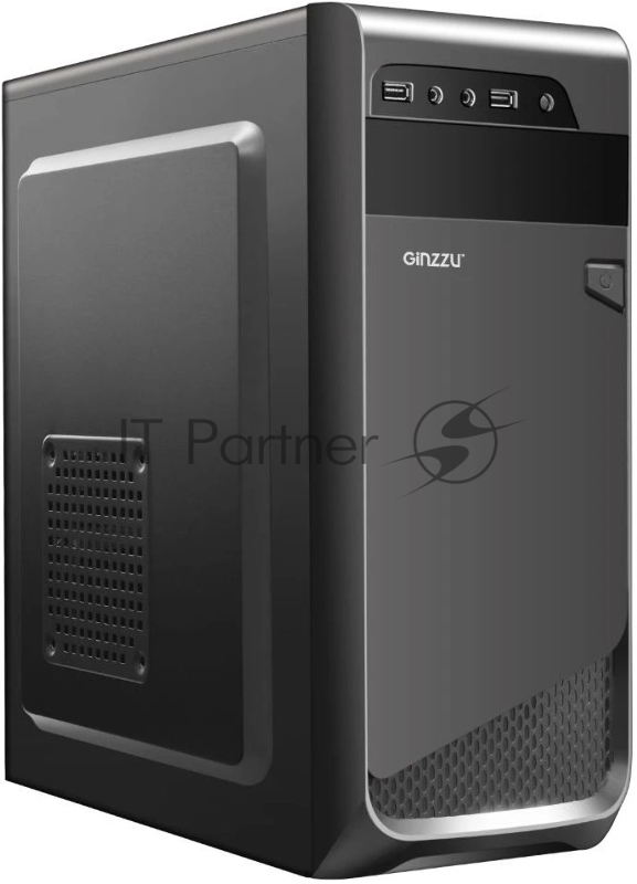 Корпус компьютерный GINZZU (17137) A180 2*USB 2.0,AU