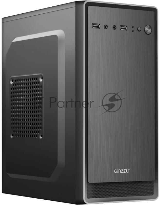 Корпус компьютерный GINZZU (17220) B180 2*USB 2.0,AU