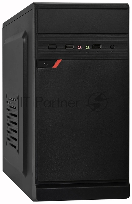 Корпус Minitower ExeGate BAA-106-AA500 (mATX, БП AA500 с вент. 8см, 2*USB, аудио, черный)