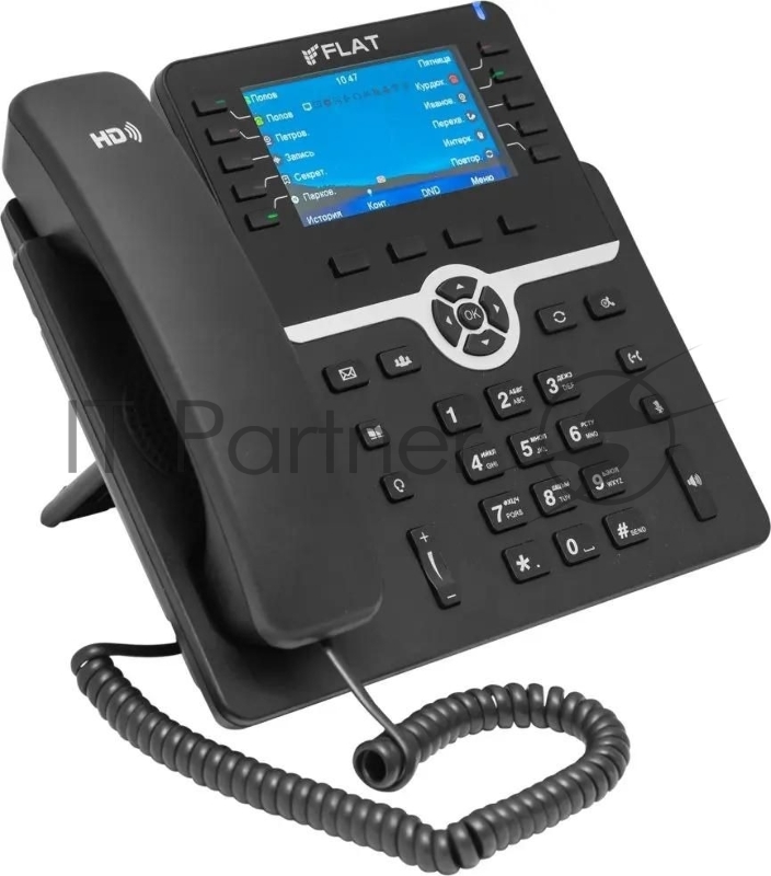 Телефон IP Флат Flat-Phone-B10 черный
