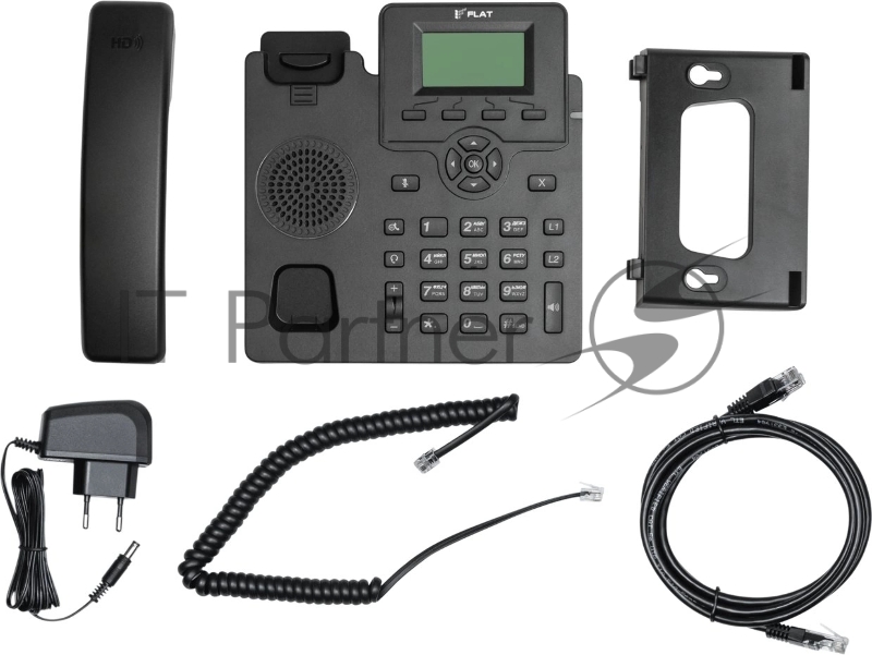 Телефон IP Флат Flat-Phone-C10 черный