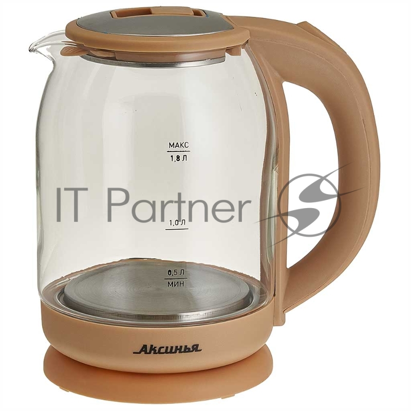 Чайник электрический АКСИНЬЯ КС-1018 бежевый