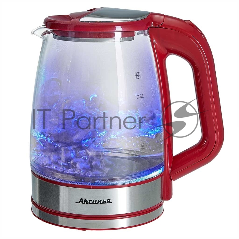 Чайник электрический АКСИНЬЯ КС-1006 красный