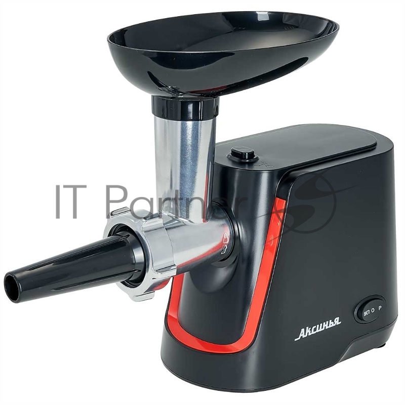 Мясорубка АКСИНЬЯ КС-2000 черный с красным