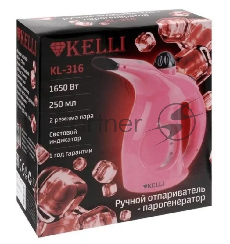 Отпариватель KELLI КL-316 Розовый