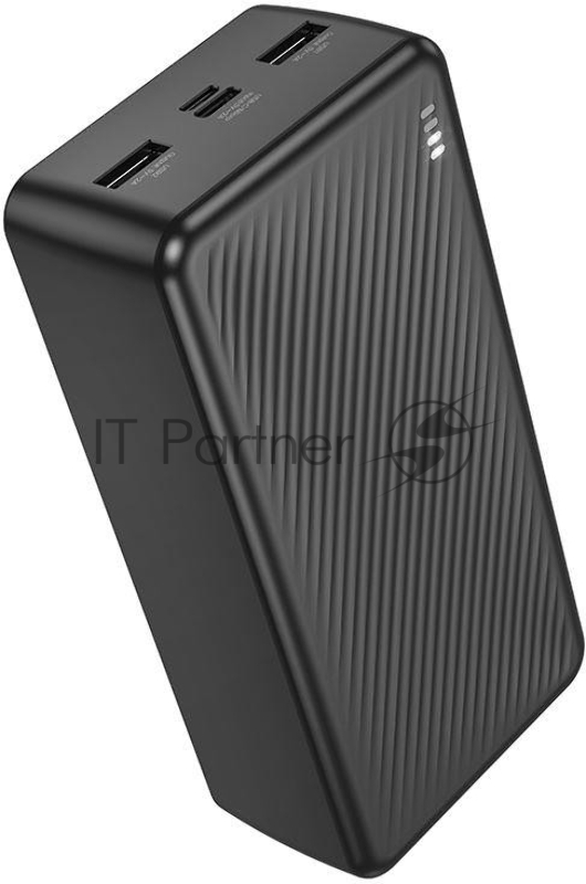 Портативный аккумулятор BOROFONE (6941991116438) BJ55B 30000mAh 2USB 2A LED-индикатор , Black