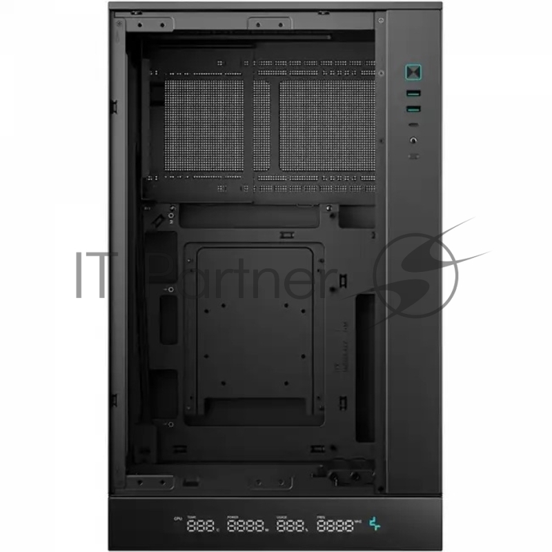 Корпус MiniTower Deepcool CH270 black (Mini-ITX, без БП, 2*Type A+USB Type-C) (R-CH270-BKNDM0-G-1)