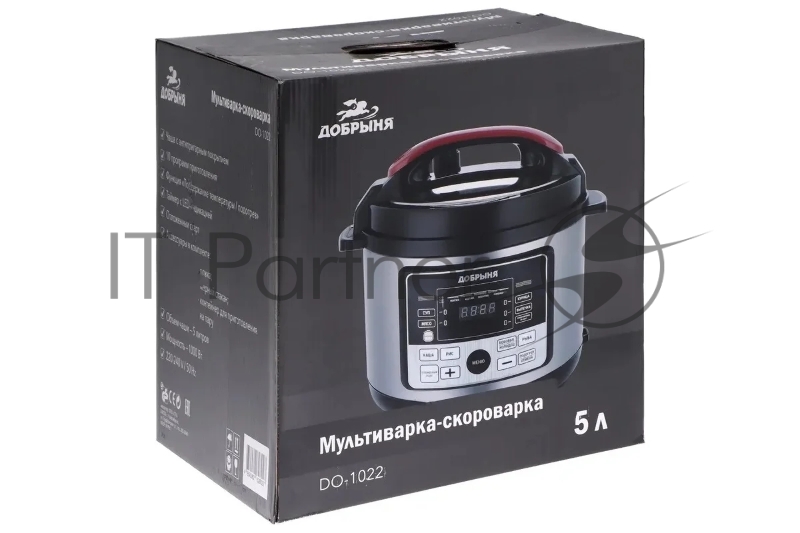 Мультиварка-скороварка Добрыня DO-1022 5л