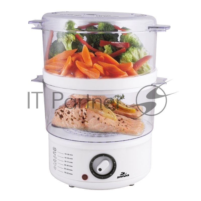 Пароварка Добрыня DO-3203 600Вт, 2чаши