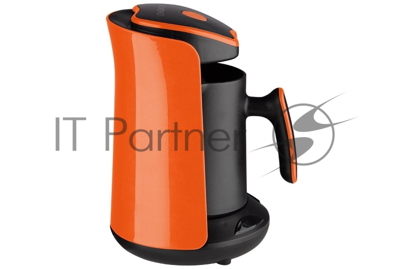 Эл.турка Energy EN-251T стекло,0,3л, 600Вт черн./оранж. автоотключение 107707