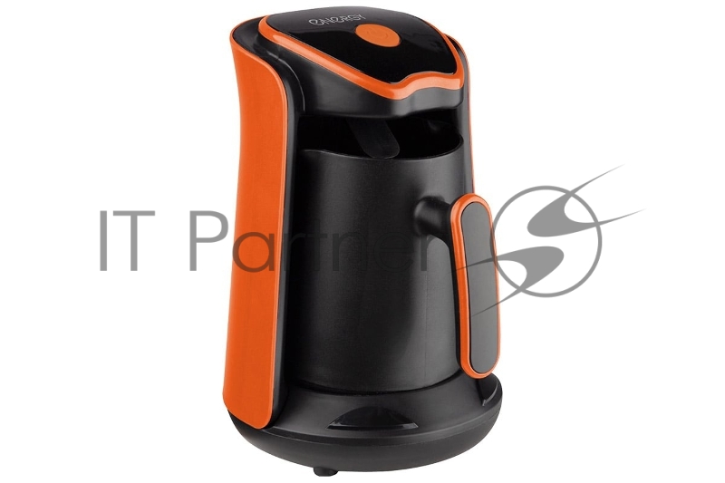 Эл.турка Energy EN-251T стекло,0,3л, 600Вт черн./оранж. автоотключение 107707