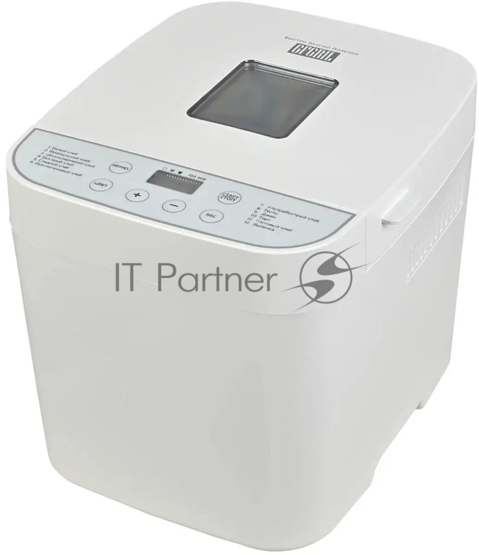 Хлебопечь GFGril GFB-2000 550Вт белый