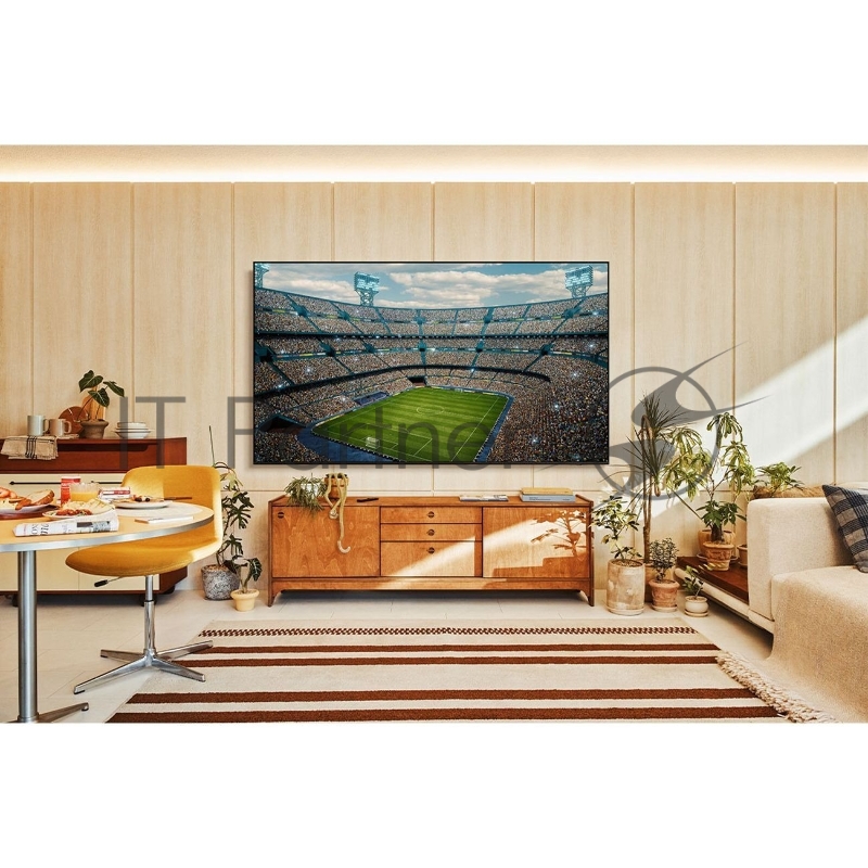 Телевизор ЖК 50 Samsung/ 50, Ultra HD, Tizen Smart TV, Wi-Fi, Voice, DVB-T2/C/S2, Bluetooth, CI+(1.4), 20W, OTS Lite, 3HDMI, 2USB, BLACK 2025