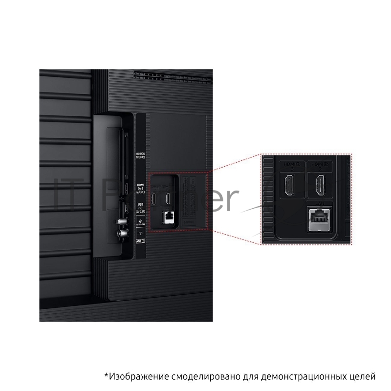 Телевизор ЖК 50 Samsung/ 50, Ultra HD, Tizen Smart TV, Wi-Fi, Voice, DVB-T2/C/S2, Bluetooth, CI+(1.4), 20W, OTS Lite, 3HDMI, 2USB, BLACK 2025