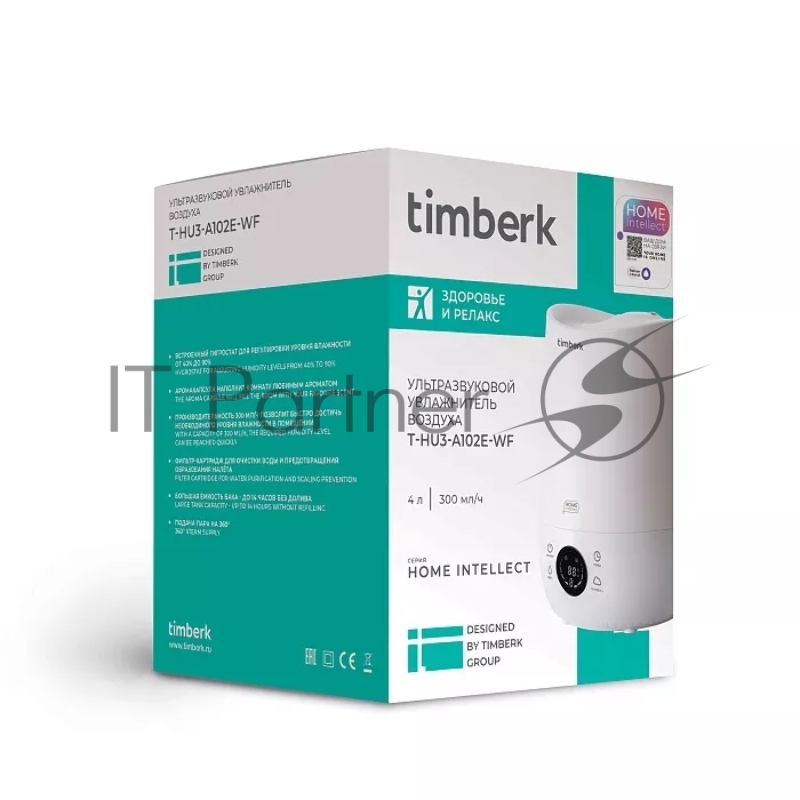 Увлажнитель воздуха Timberk T-HU3-A102E-WF 23Вт (ультразвуковой) белый