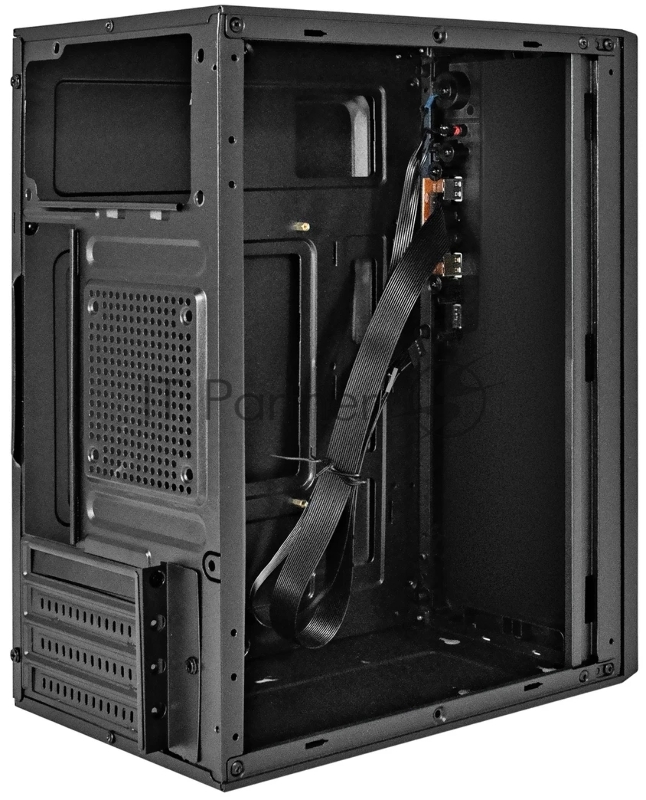 Корпус Minitower ExeGate BAA-308U2-UNS500 (mATX, БП UNS500 с вент. 12см, 1*USB+2*USB3.0, HD Audio, черный)