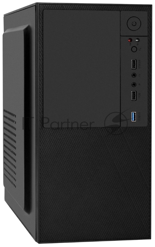 Корпус Minitower ExeGate BAA-308U2-UNS450 (mATX, БП UNS450 с вент. 12см, 1*USB+2*USB3.0, HD Audio, черный)
