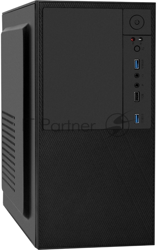 Корпус Minitower ExeGate BAA-308U2-UNS350 (mATX, БП UNS350 с вент. 12см, 1*USB+2*USB3.0, HD Audio, черный)