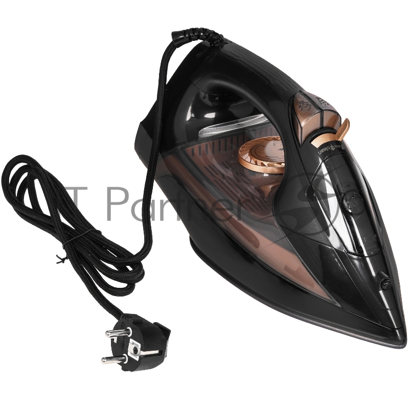 Утюг DELTA DL-152 черный с золотым