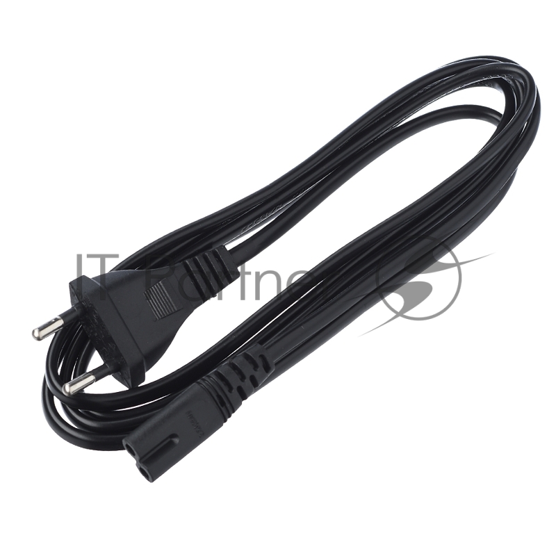 Кабель питания GoPower евровилка-C7 (2-pin) 1.8м ПВХ 0.75мм черный (1/300)