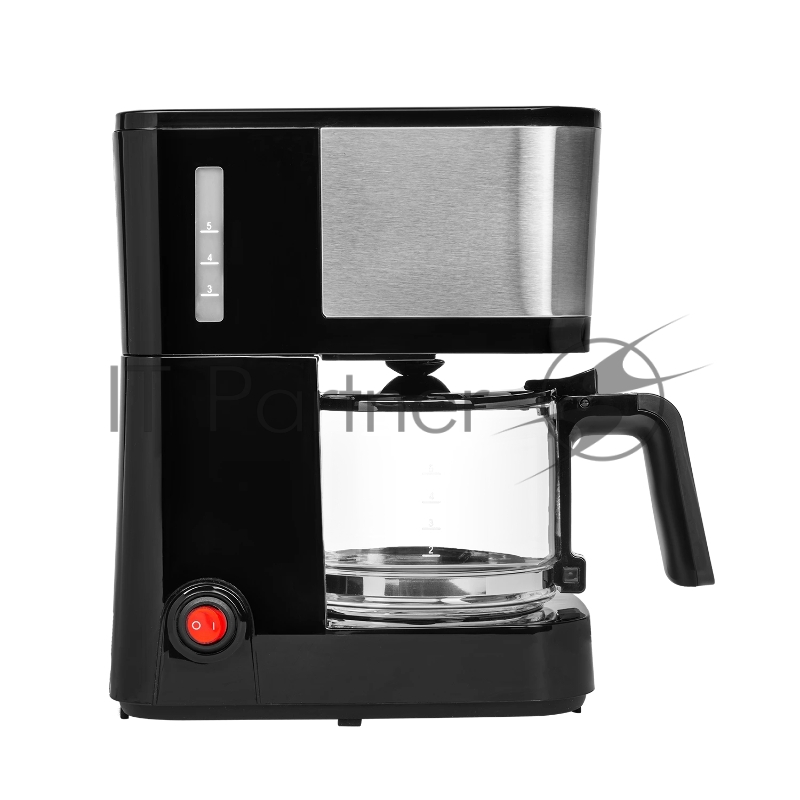 Кофеварка капельная Red Solution CM1534 600Вт черный/серебристый