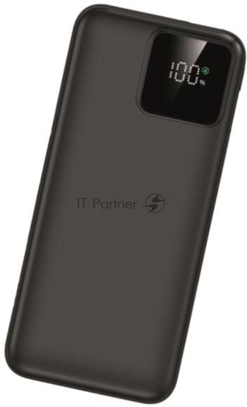 Внешний АКБ AKSBERRY E101 Violet PD22.5W/QC22.5W с дисплеем 10000mAh, черный