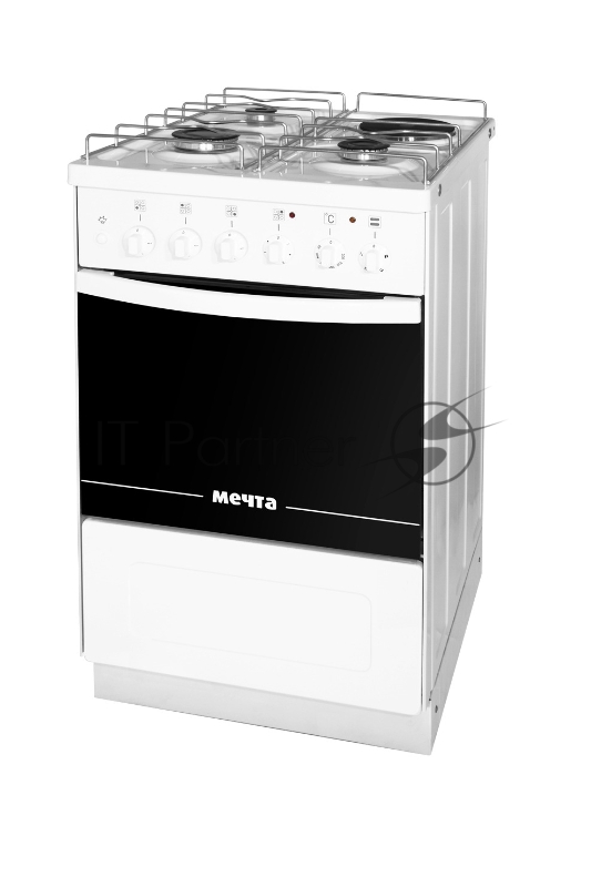 Комбинированная плита Мечта 450ГЭ 3газ.+1эл.к.50х60см,эл.дух,гри