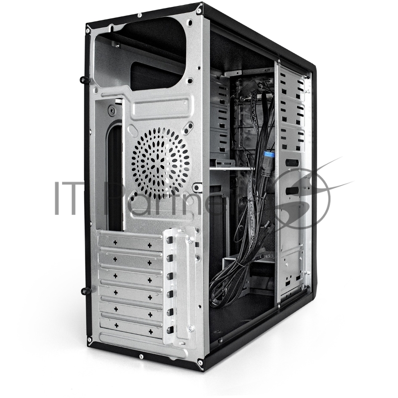 Корпус Miditower ExeGate CP-603-UNS450 (ATX, БП UNS450 с вент. 12см, 2*USB, аудио, черный)