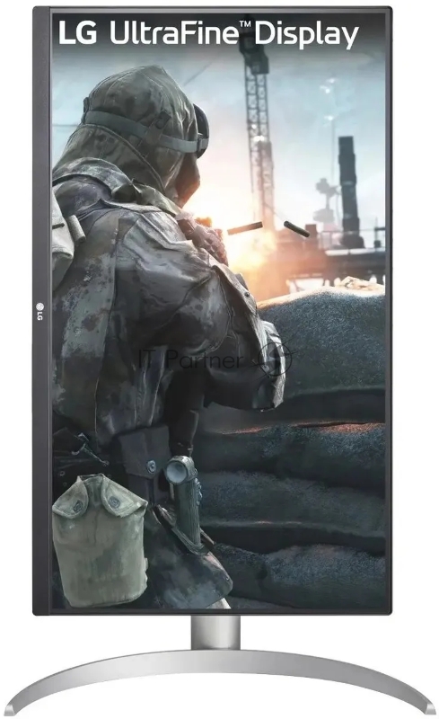 Монитор LG 27 UltraFine 27UP650K-W белый IPS LED 5ms 16:9 HDMI матовая HAS Piv 1200:1 400cd 178гр/178гр 3840x2160 60Hz DP 4K 5.9кг