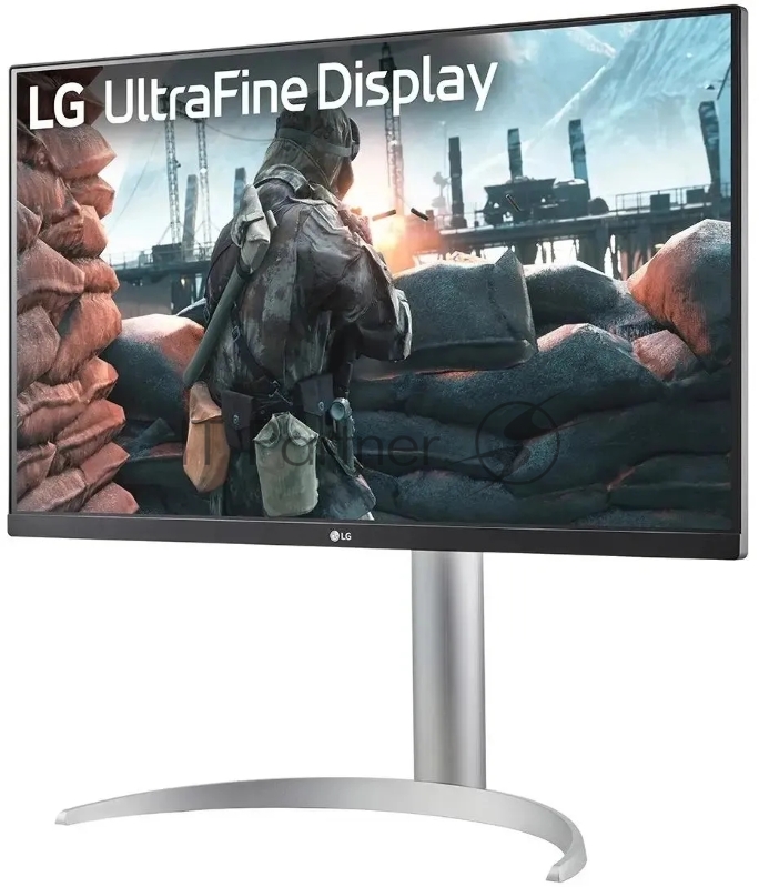 Монитор LG 27 UltraFine 27UP650K-W белый IPS LED 5ms 16:9 HDMI матовая HAS Piv 1200:1 400cd 178гр/178гр 3840x2160 60Hz DP 4K 5.9кг