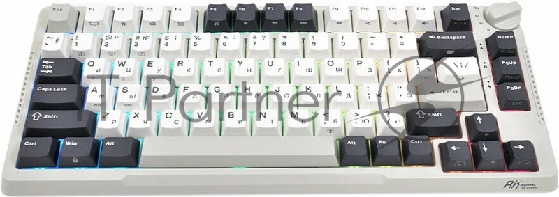 Клавиатура Royal Kludge RK-H81 White Night USB/2.4 GHz/Bluetоoth, RGB, Hot Swap, Blue switch