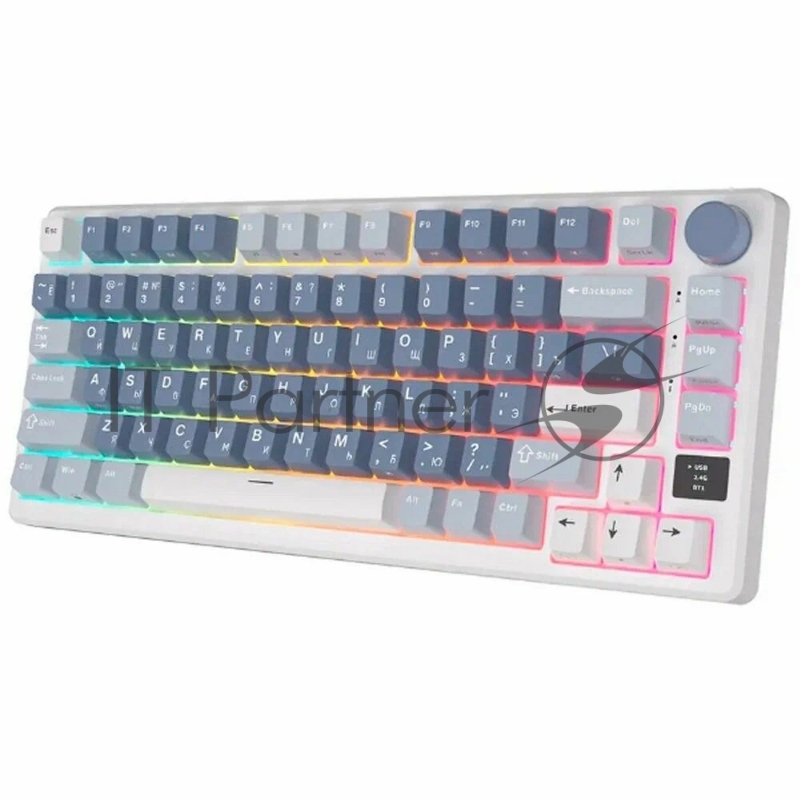 Клавиатура Royal Kludge RK-M75 Phantom (USB/2.4 GHz/Bluetоoth, RGB, Hot Swap, Brown switch)