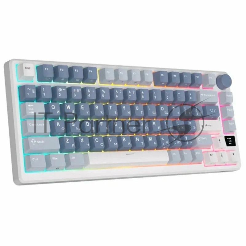 Клавиатура Royal Kludge RK-M75 Ocean Blue USB/2.4 GHz/Bluetоoth, RGB, Hot Swap, Brown switch