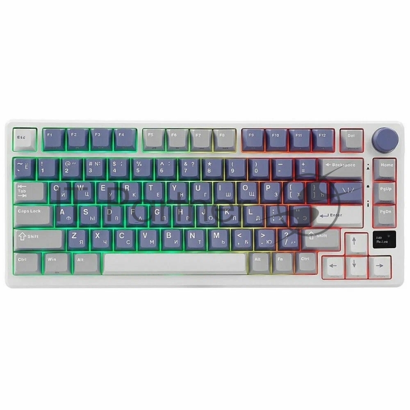 Клавиатура Royal Kludge RK-M75 Ocean Blue USB/2.4 GHz/Bluetоoth, RGB, Hot Swap, Brown switch