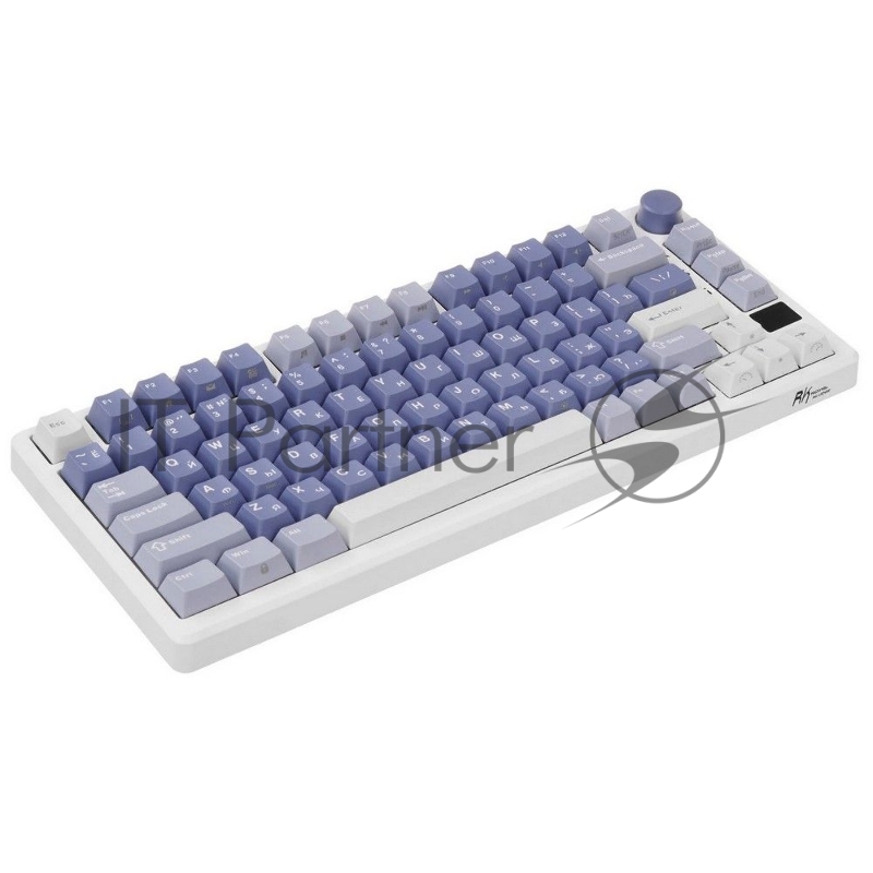 Клавиатура Royal Kludge RK-M75 Ocean Blue USB/2.4 GHz/Bluetоoth, RGB, Hot Swap, K silver switch