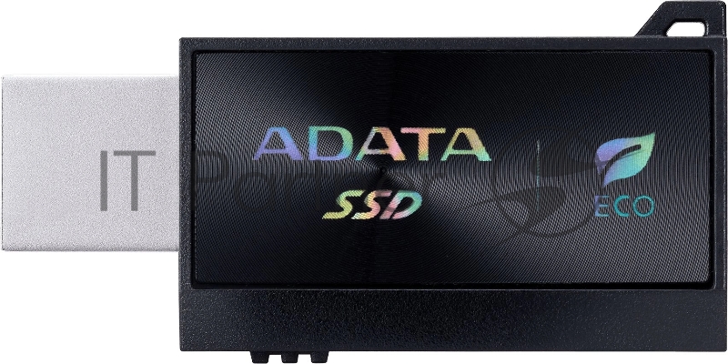 Внешний SSD ADATA External SSD SC730, 1000GB, Type-C, Type-A, USB 3.2 Gen2, R/W 600/600 MB/s, 36.8x23.8x9.7mm, Black (5 лет)