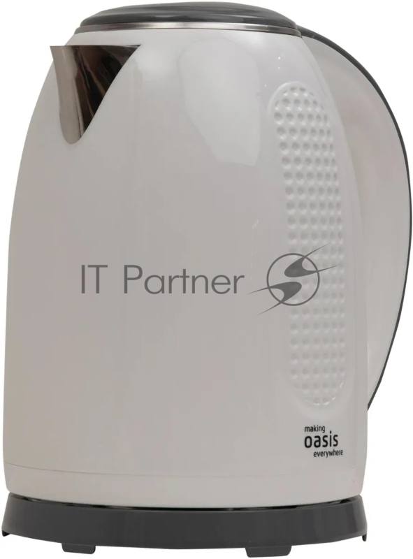 Чайник электрический OASIS K-6SPW белый+серый 1,7л. 2200Вт