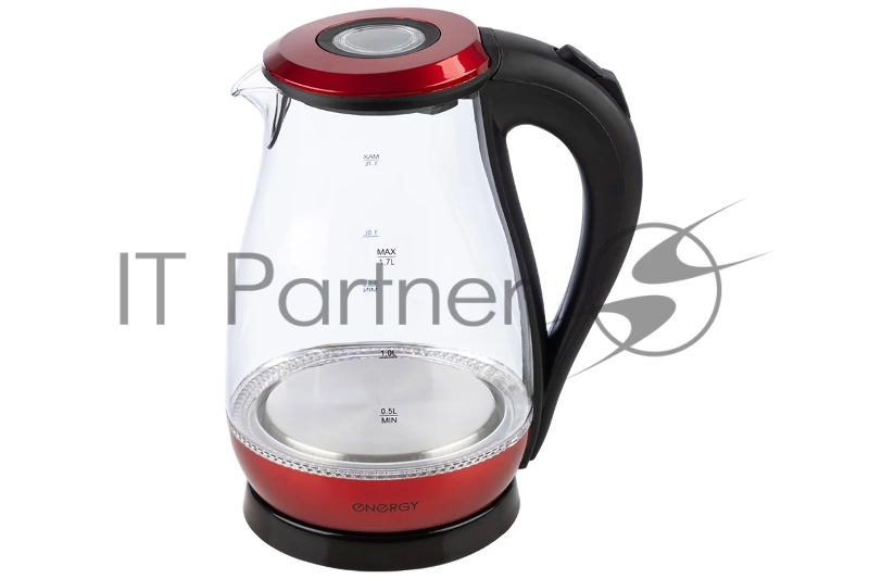 Чайник электрический ENERGY E-204 красный (164140)