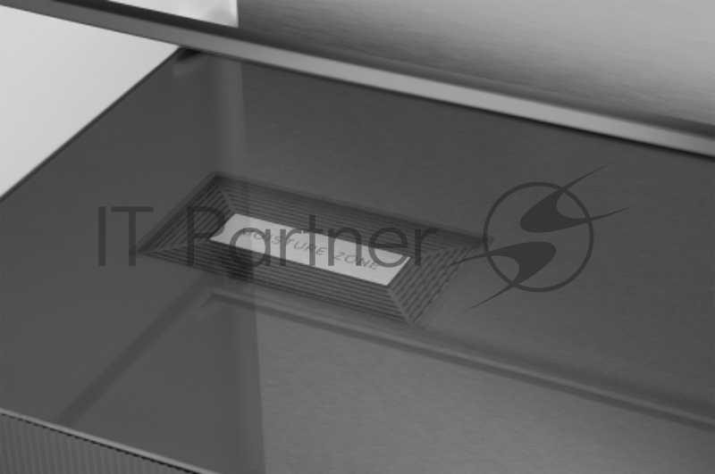 Холодильник Weissgauff WCD 450 Rock Glass NoFrost Inverter 3-хкамерн. графит темный