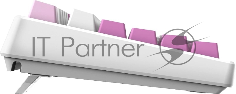 Клавиатура MSI Forge GK600, USB, белый фиолетовый