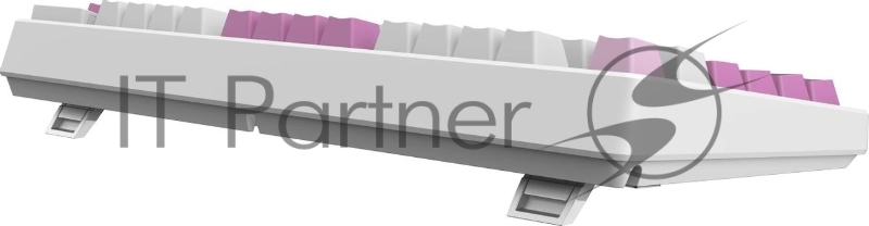 Клавиатура MSI Forge GK600, USB, белый фиолетовый