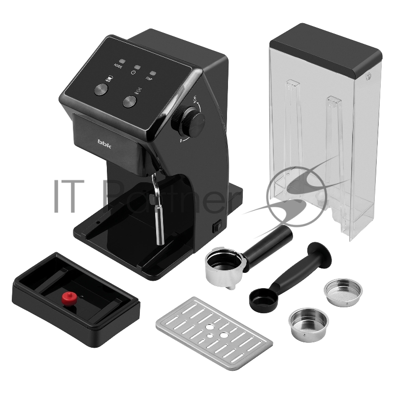 Кофеварка рожковая BBK BCM1502 черный