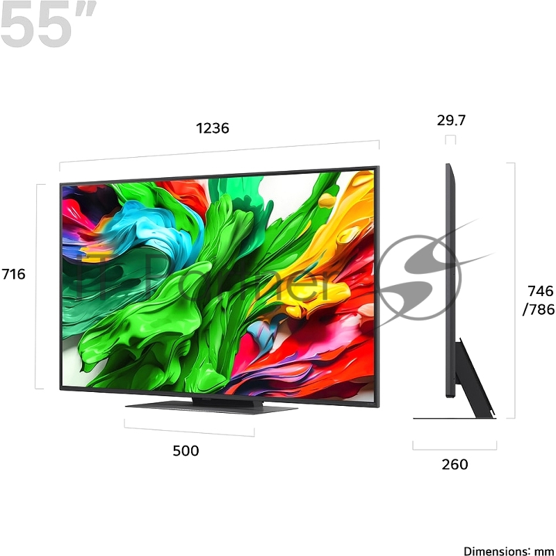 Телевизор LG 55 55QNED86A6A.ARUG QNED4K