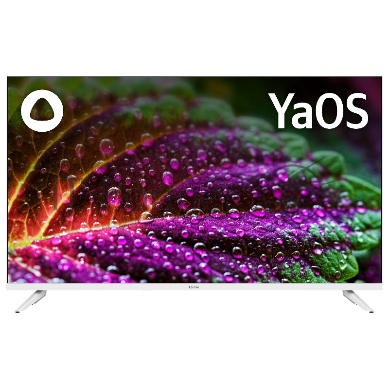 Телевизор LED BBK 40 40LEX-7241/FTS2C (W) YaOS белый FULL HD 60Hz DVB-T2 DVB-C DVB-S2 USB WiFi Smart TV (RUS)