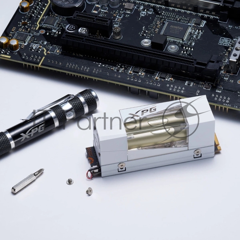 Твердотельный накопитель ADATA SSD XPG MARS 980 STORM, 1000GB, M.2(22x80mm), NVMe, PCIe 5.0 x4, 3D NAND, R/W 14000/10000MB/s, IOPs 1 600 000/1 650 000, TBW 740, DWPD 0.4, with Heat Sink (5 лет)