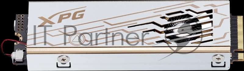 Твердотельный накопитель ADATA SSD XPG MARS 980 PRO, 2000GB, M.2(22x80mm), NVMe, PCIe 5.0 x4, 3D NAND, R/W 14000/13000MB/s, IOPs 2 000 000/1 650 000, TBW 1480, DWPD 0.4, with Heat Sink (5 лет)