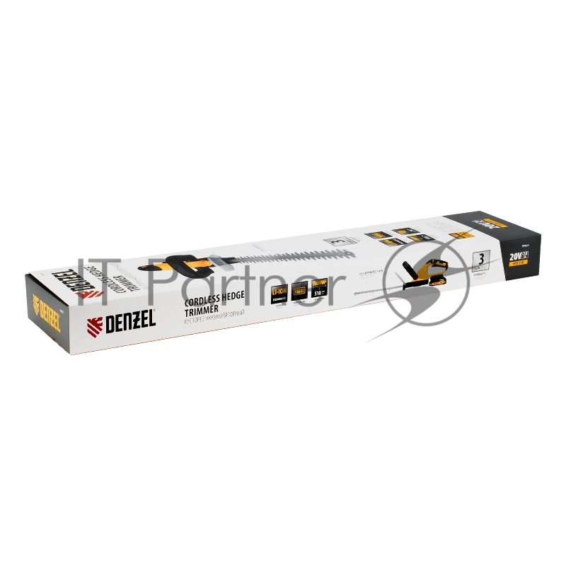 Кусторез аккумуляторный HTD-510, нож 510 мм, Li-Ion, 20 В // Denzel